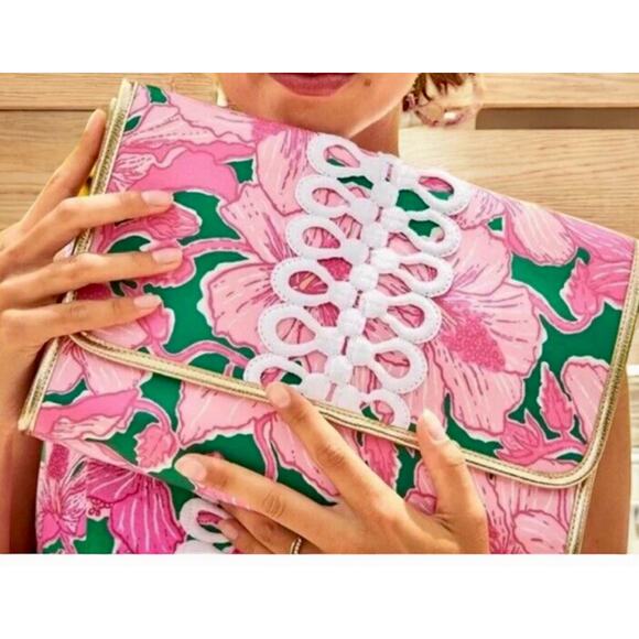 New With Tags Lilly Pulitzer Envelope Pouch Clutch Bag - Picture 2 of 5